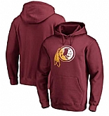 Men's Washington Redskins Pro Line by Fanatics Branded Gradient Logo Pullover Hoodie Maroon FengYun,baseball caps,new era cap wholesale,wholesale hats